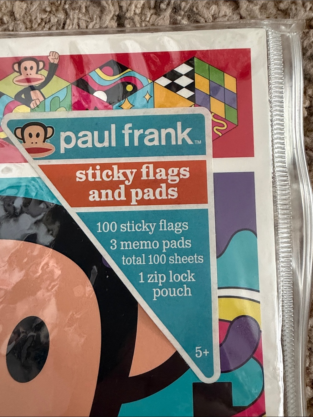 Paul Frank Sticky Notes & Flags Set - Picture 6 of 6